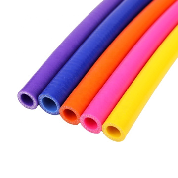 Manufacturers hot sale flexible braided silicone hose heat resistant silicone tubing